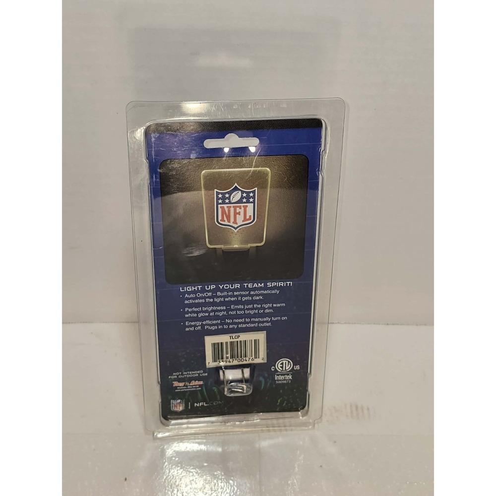 Carolina Panthers NFL Night Light Plug-In‎ Sensor New 🏈💙 - Picture 2 of 2